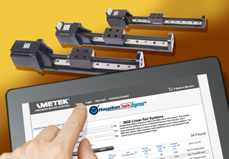Haydon Kerk Motion Solutions Adds Motorized  BGS Linear Rail Products to its 24 Hour Express Store